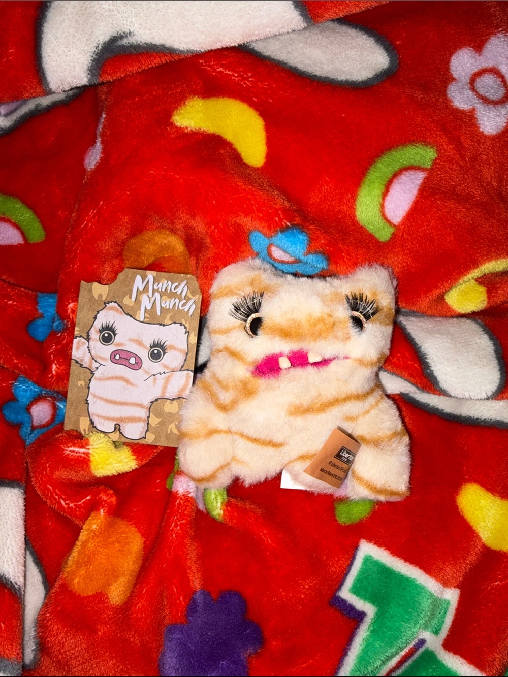 Fuggler baby baddies Munch Munch viral Plush Keychain NEW QUICK SHIP
